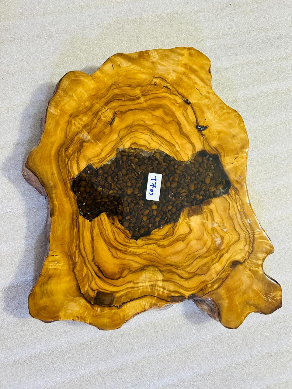 Live Edge Olive Wood Resin Side Table – Coffee Bean Resin, 16.9 × 14.2 in (One of a Kind, T70) 1-TmWFZ6NWTQzxfei9Nl8MNqoGdqC6_0p
