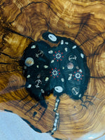 Live Edge Olive Wood Resin Side Table – Black Resin Nautical Charms, 16.1 × 14.2 in (One of a Kind, T44) 10V_anNcOl1xCzuh9x1yYEOlEVPCGShsi