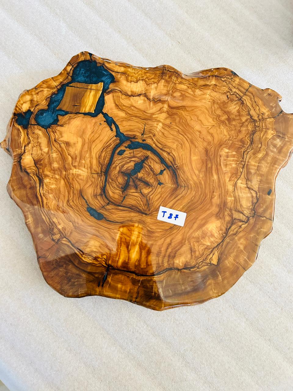 Live Edge Olive Wood Resin Side Table – Blue Grey Resin Veins, 18.1 × 15 in (One of a Kind, T87) 15gILVuhNtYKqSgETR80C8bE1a_rajaKy