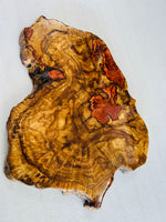 Live Edge Olive Wood Resin Side Table – Red Resin Burl, 23.6 × 17.7 in (One of a Kind, T5) 170M9rQ2bC25Vc1zaYX8FppzY4NDJ9ucA