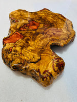 Live Edge Olive Wood Resin Side Table – Copper Resin Burl, 23.6 × 17.7 in (One of a Kind, T98) 1B6zeUNH6hpetXefucsPJLwxiSlUvNVme
