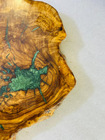 Live Edge Olive Wood Resin Side Table – Emerald Green Resin Veins, 21.7 × 19.7 in (One of a Kind, T31) 1DhM0NYsSiCVhjNW4dVy5_cBG82NooZ12