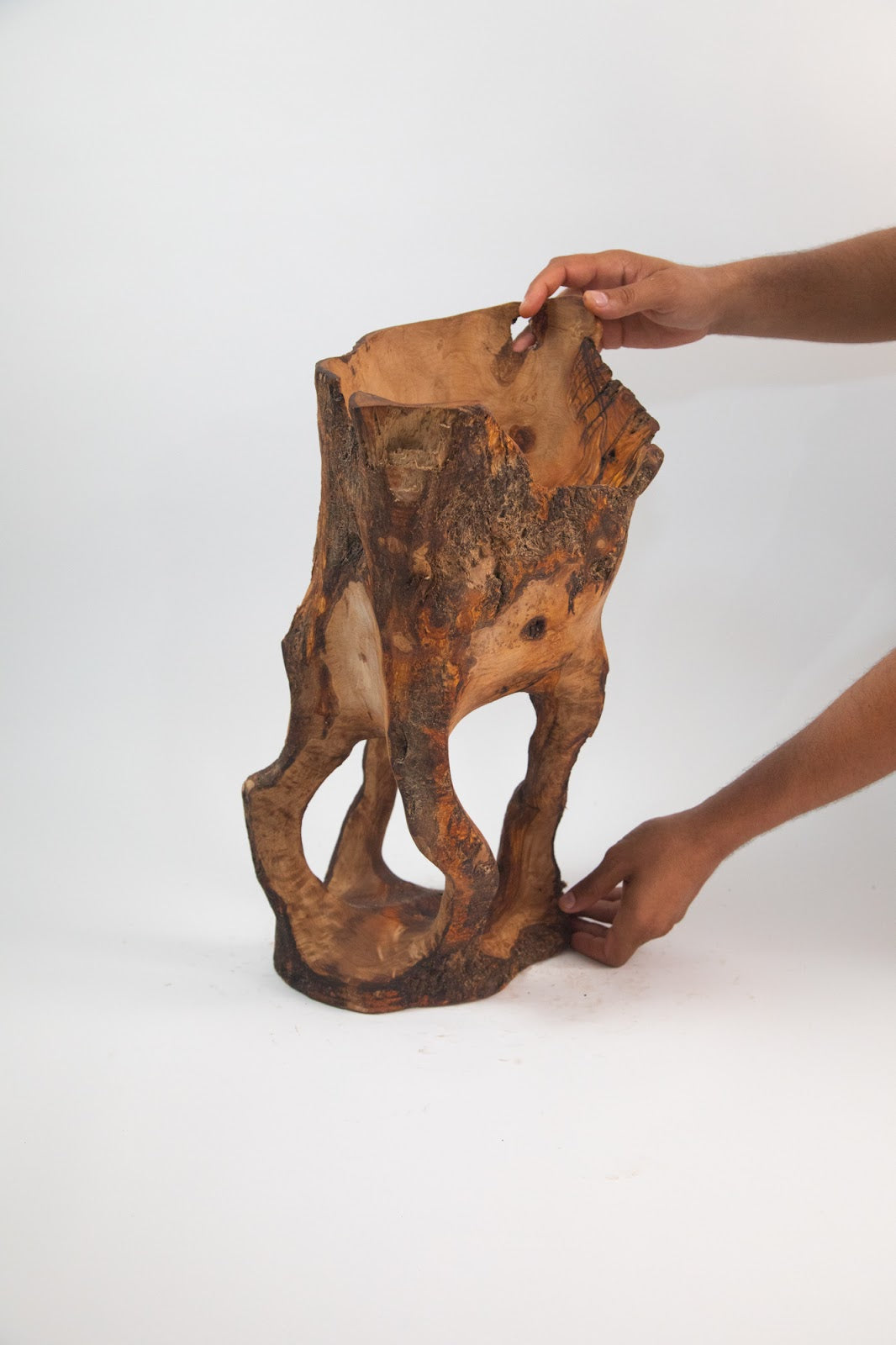 Olive Wood Centerpiece Bowl – Hand-Carved Root Burl Sculpture, 11.8 × 10.6 × 20.9 in (One of a Kind, No. 155) 1KzlOh9cEjaqS0d7h8xJ6dk90avc25ryq