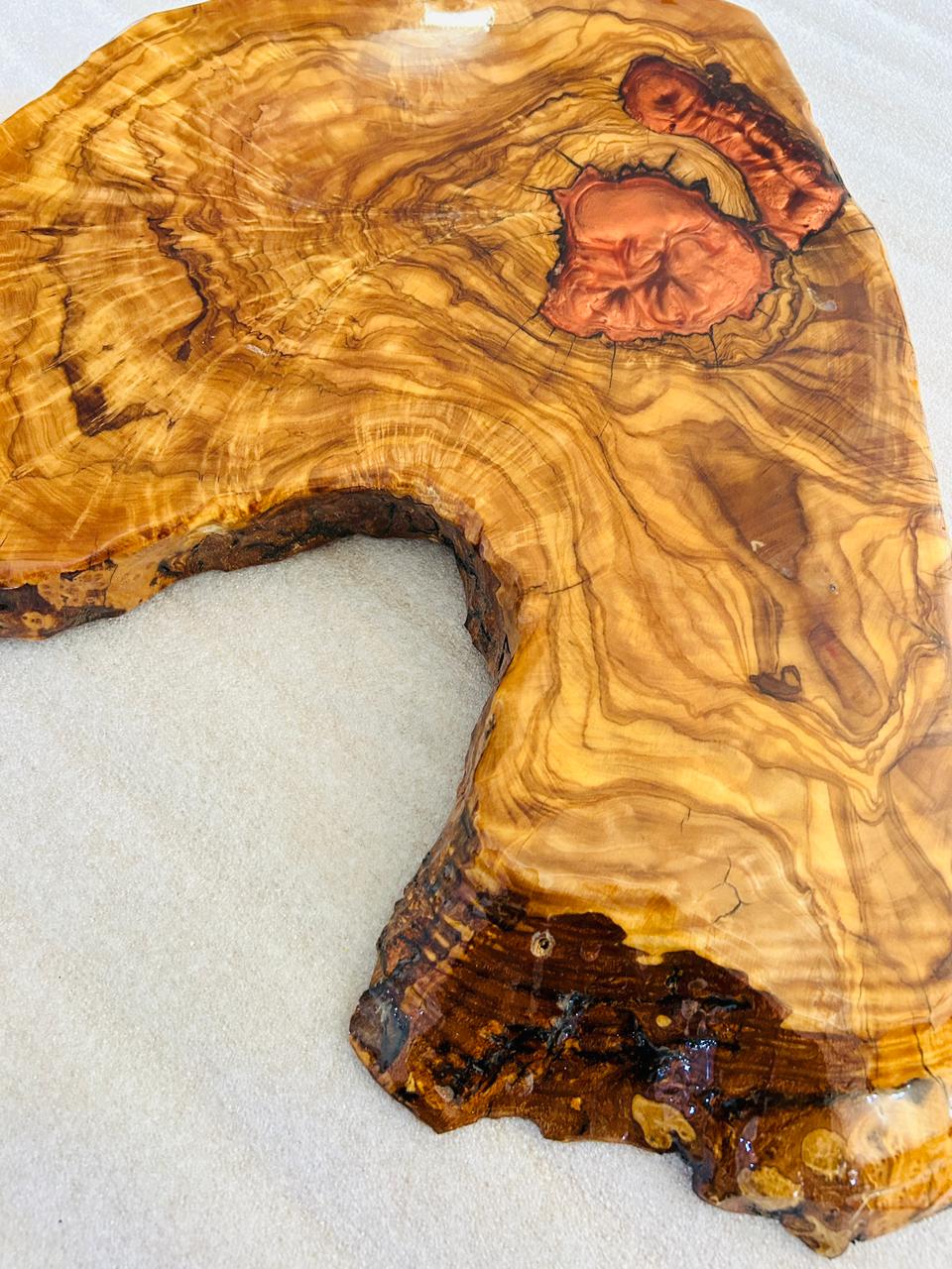 Live Edge Olive Wood Resin Side Table – Copper Resin Inlay, 19.7 × 15.7 in (One of a Kind, T88) 1Nlg9GMFvL51n-QcV5onK-4KjzwawJXx7
