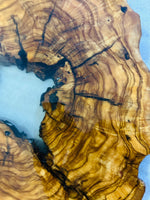 Live Edge Olive Wood Resin Small Coffee Table – White Resin Center, 25.2 × 16.9 in (One of a Kind, T18) 1PYUXdaG4xyQb3MEUZQ_zq0Vp-eeZDKrD