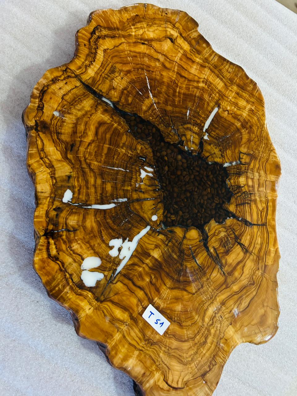 Live Edge Olive Wood Resin Small Coffee Table – Coffee Bean Black Resin, 26.4 × 16.9 in (One of a Kind, T51) 1QHRNkX8NU4-TNTIqObtx_bQ3oFhZyzv1