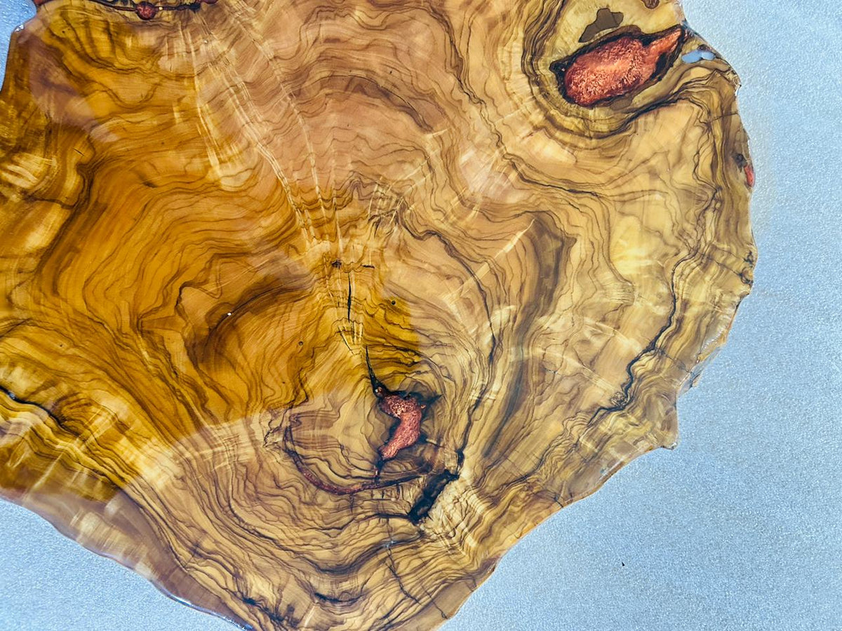 Live Edge Olive Wood Resin Side Table – Copper Resin Inlay, 15.7 × 15.7 in (One of a Kind, T61) 1RHuuzEOhnTD2Oa8F_Aw0SaLNeezbJh9f