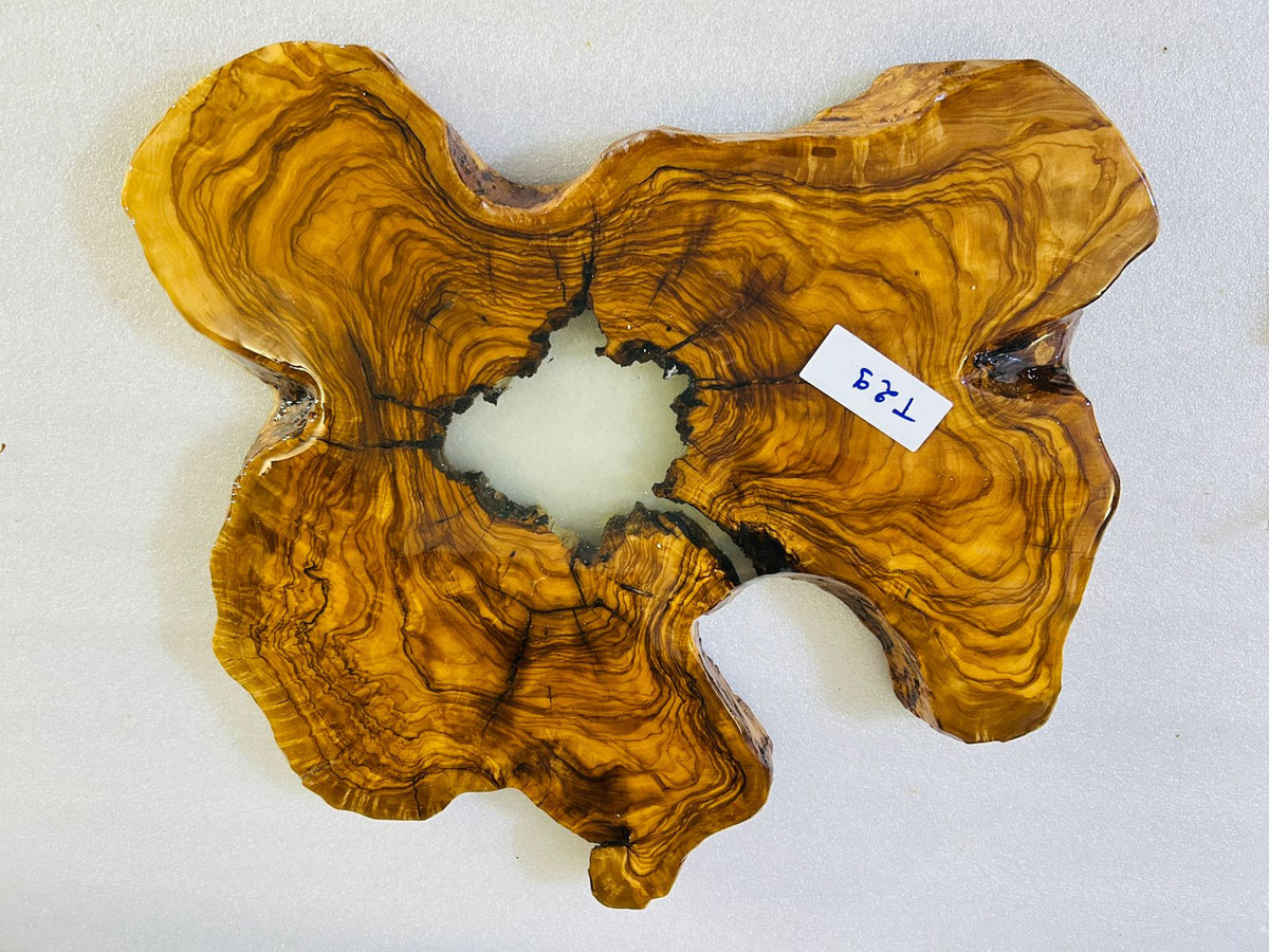 Live Edge Olive Wood Resin Side Table – White Resin Center, 19.7 × 19.7 in (One of a Kind, T29) 1RVNkpVrwCR2wmTCjjumJrpOrzNGneSHJ