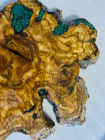 Live Edge Olive Wood Resin Small Coffee Table – Emerald Green Resin Edge, 26 × 19.7 in (One of a Kind, T68) 1SK5xgGxze7V1TBcWRTbMFLZgDv3u2fkE