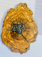 Live Edge Olive Wood Resin Side Table – Black Resin Steampunk Gears, 23.6 × 16.9 in (One of a Kind, T83) 1WJMDSQE2FtiwpTeiF8crmz81NJc_8gwh