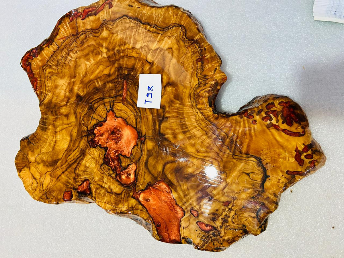 Live Edge Olive Wood Resin Side Table – Copper Resin Burl, 23.6 × 17.7 in (One of a Kind, T98) 1WvqJ6rMW94VEvd1LxzgAEkIfR12y3Gwo