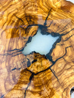 Live Edge Olive Wood Resin Side Table – White Resin Center, 23.6 × 22 in (One of a Kind, T35) 1WwWqLsFljyJkvfSKSMnWxVTZdqtdxrvv