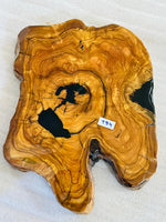 Live Edge Olive Wood Resin Side Table – Black Resin Inlay, 19.7 × 13.8 in (One of a Kind, T94) 1XHPOSLujhyaxpGM843SC5BGaTUeq5sRc