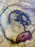 Live Edge Olive Wood Resin Side Table – Copper Red Resin Inlay, 21.7 × 18.9 in (One of a Kind, T23) 1bVD5XaRwPT0TwLSc6KM_iqbqXDsHwUWu