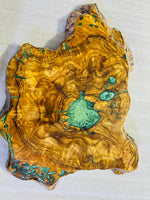 Live Edge Olive Wood Resin Side Table – Turquoise Green Resin, 23.2 × 16.9 in (One of a Kind, T67) 1cAr-5FM9p3XoCXjRRRh5hMCWg0PBRW-e