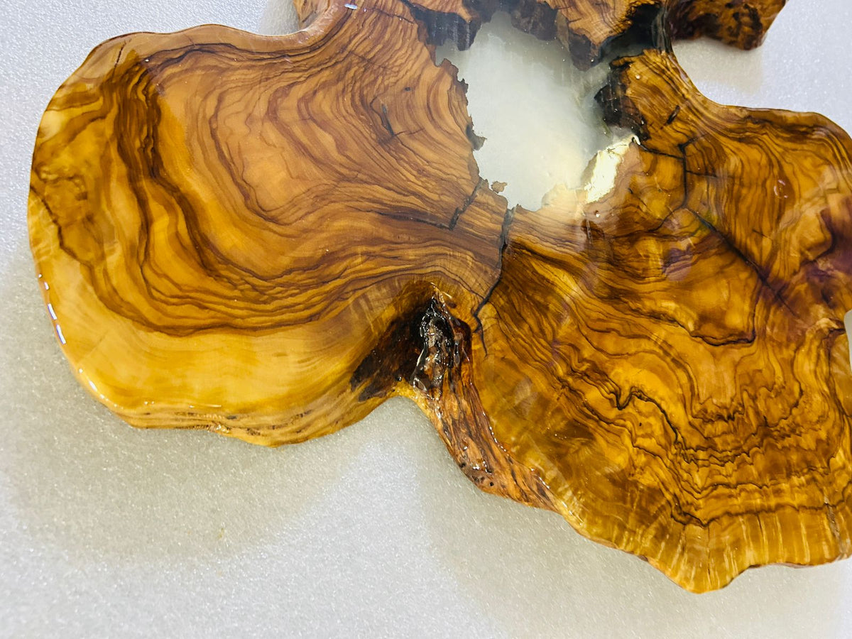 Live Edge Olive Wood Resin Side Table – White Resin Center, 19.7 × 19.7 in (One of a Kind, T29) 1ctDlENP8v5DJfpYE-D8B15SUsKxV5QRy