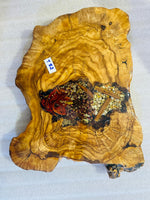 Live Edge Olive Wood Resin Side Table – Red Chili Spice Resin, 18.5 × 15.4 in (One of a Kind, T82) 1dYr9Gu4Bu5DlBRfE5Gd8PL5t4cnIjdY