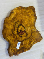 Live Edge Olive Wood Resin Side Table – Copper Red Resin Center, 21.3 × 16.5 in (One of a Kind, T24) 1hoLG29-qqpmBCeLseJFE6FLRB5QAAPL0