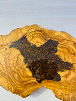 Live Edge Olive Wood Resin Side Table – Coffee Bean Resin, 20.9 × 13.4 in (One of a Kind, T72) 1n967n4MbeBlKbT2k6ynaihZEhiMq9ZkH