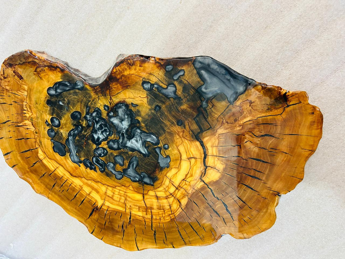Live Edge Olive Wood Resin Side Table – Black Pebble Resin, 19.7 × 12.6 in (One of a Kind, T92) 1pMtuZC_A9dU9dHxFT9MwFV8yYy_VMzVM