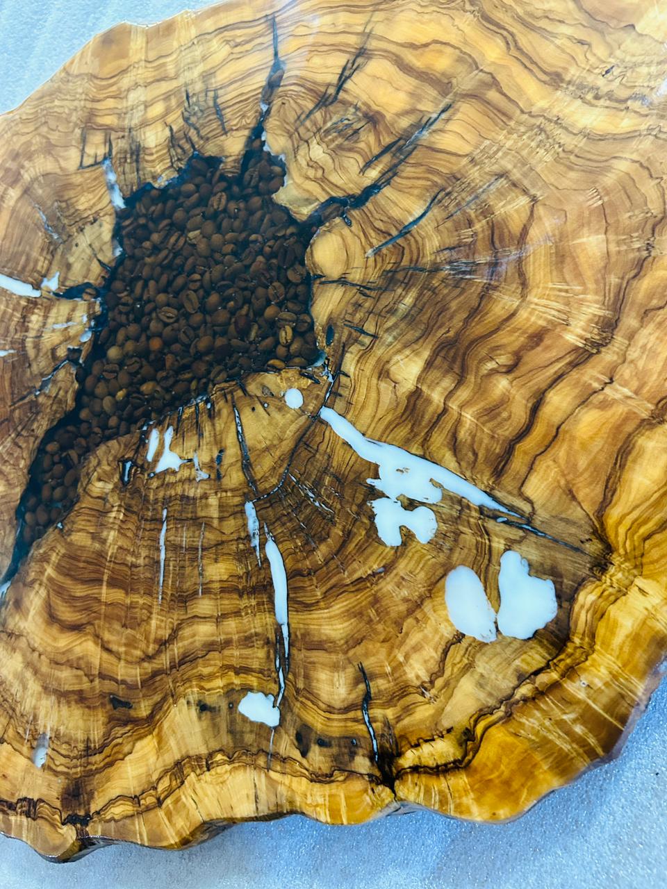 Live Edge Olive Wood Resin Small Coffee Table – Coffee Bean Black Resin, 26.4 × 16.9 in (One of a Kind, T51) 1t7QPBQrNjF0JOj4KX6_NCfJeejcwM3oh