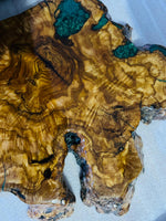 Live Edge Olive Wood Resin Small Coffee Table – Emerald Green Resin Edge, 26 × 19.7 in (One of a Kind, T68) 1v1X5a6rcewHWNny-p8tICfCwfcP_ARla