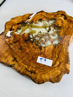 Live Edge Olive Wood Resin Side Table – White Resin Dried Flowers, 20.9 × 16.1 in (One of a Kind, T7) 1vNKbmonYSlZrPZxuDWZrDr5-Sh_kP553