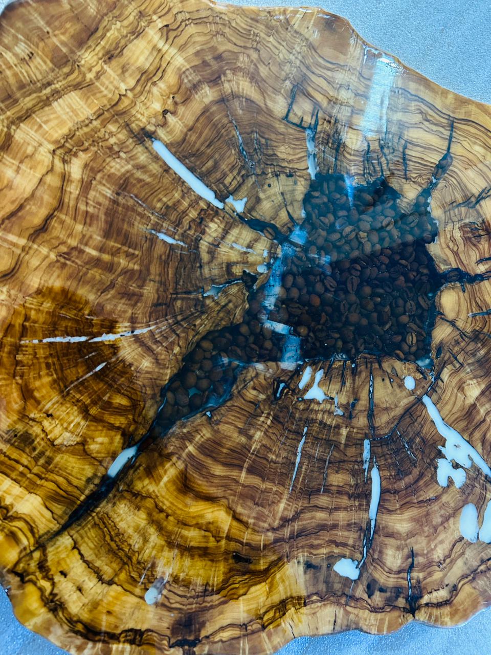 Live Edge Olive Wood Resin Small Coffee Table – Coffee Bean Black Resin, 26.4 × 16.9 in (One of a Kind, T51) 1zOkUaZXZEa_JtT88jgKcSAhb9npxB--N