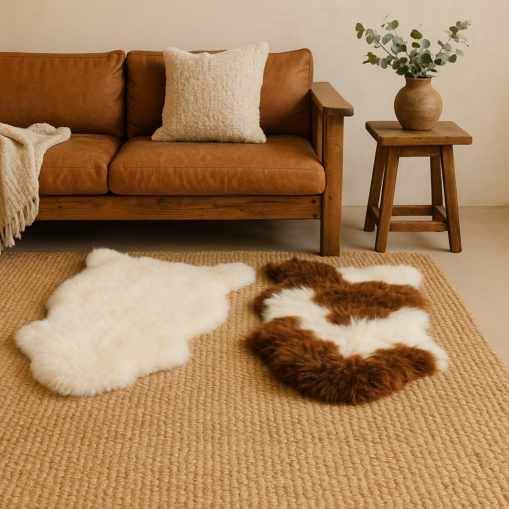 Natural Sheepskin Rug – Wool Hide