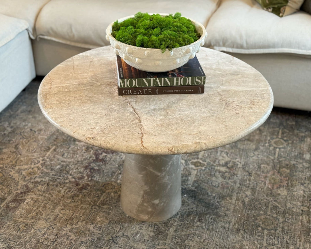 Creamy Kathel Marble Coffee Table