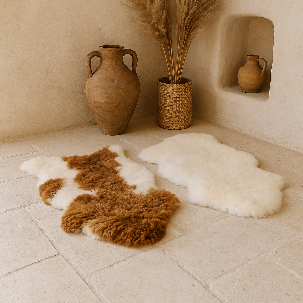 Natural Sheepskin Rug – Wool Hide
