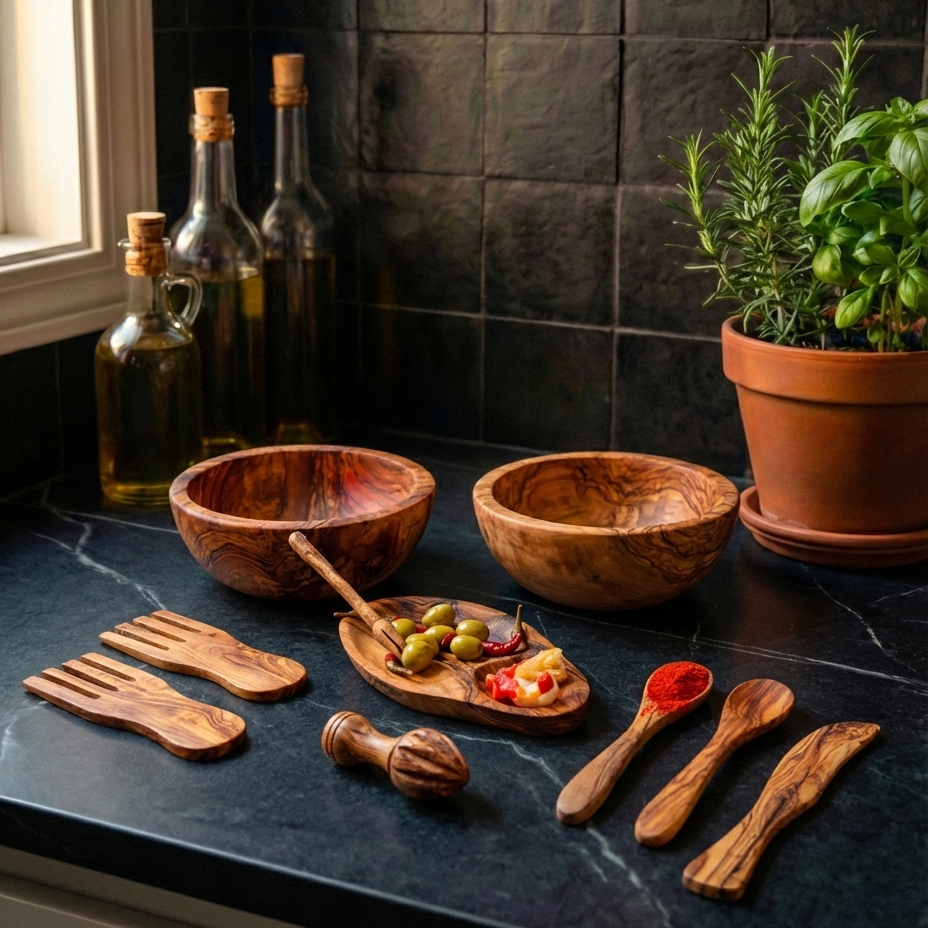 Olive Wood Salad Pack – For Two PACKSALAD1