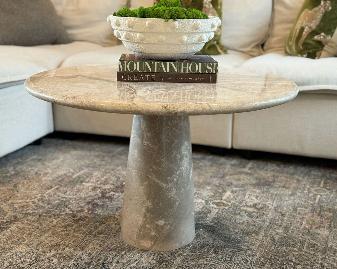 Creamy Kathel Marble Coffee Table
