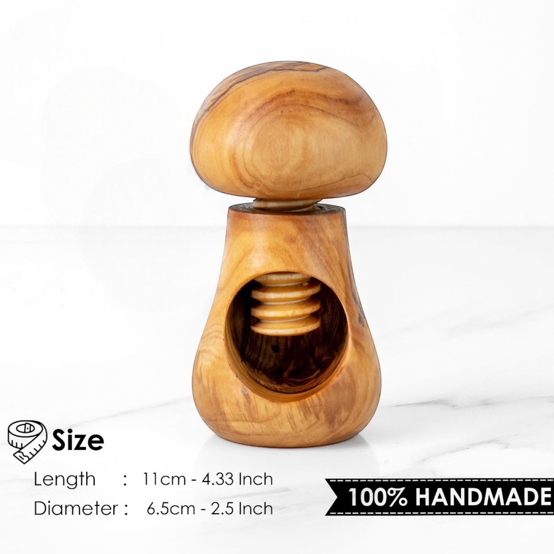 Olive Wood Nutcracker – Elegant & Functional