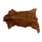 Handmade Natural Goatskin Rug: Rustic Home Decor