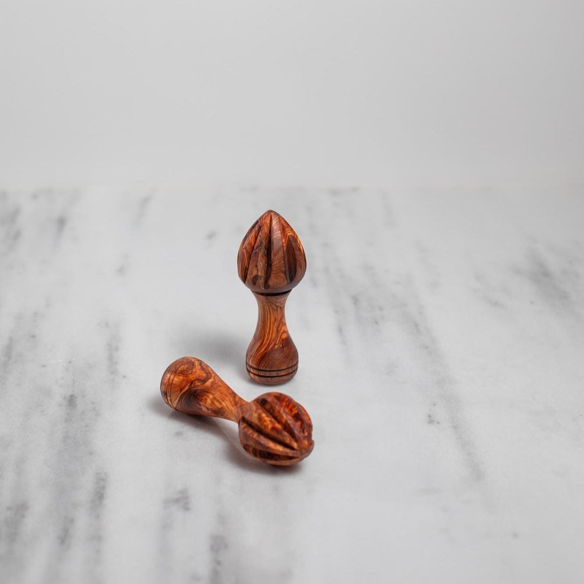 Luxury Olive Wood Lemon Juicer – Handcrafted Citrus Reamer | Rustic Artisan Kitchen Tool, Exclusive Gift