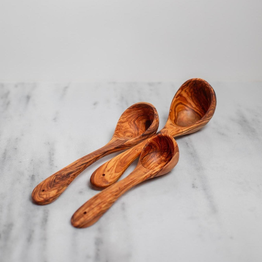 Handmade Olive Wood ladle - Rustic Cooking ladle - Natural Kitchen Utensil
