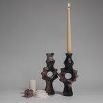 Ceramic Candle Holder – Handcarved Pottery Candelabra, Heritage Craft for Connoisseurs