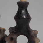 Ceramic Candle Holder – Handcarved Pottery Candelabra, Heritage Craft for Connoisseurs
