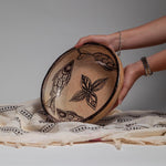 Handmade Pottery Bowl – 8 inch Large Decorative Centerpiece, Rustic Fruit Bowl, Boho Home Decor