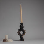 Ceramic Candle Holder – Handcarved Pottery Candelabra, Heritage Craft for Connoisseurs