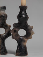 Ceramic Candle Holder – Handcarved Pottery Candelabra, Heritage Craft for Connoisseurs