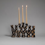 Artisan Pottery Candelabra – Handcrafted Clay Candle Holder of Timeless Heritage