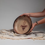 Handmade Pottery Bowl – 8 inch Large Decorative Centerpiece, Rustic Fruit Bowl, Boho Home Decor