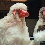 Artisan Wool Sheep Figurine – Timeless Handfelted Sculpture by Master Artisan