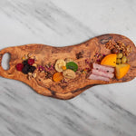 Olive Wood Charcuterie Board – Handcrafted Cutting Board for Table and Home