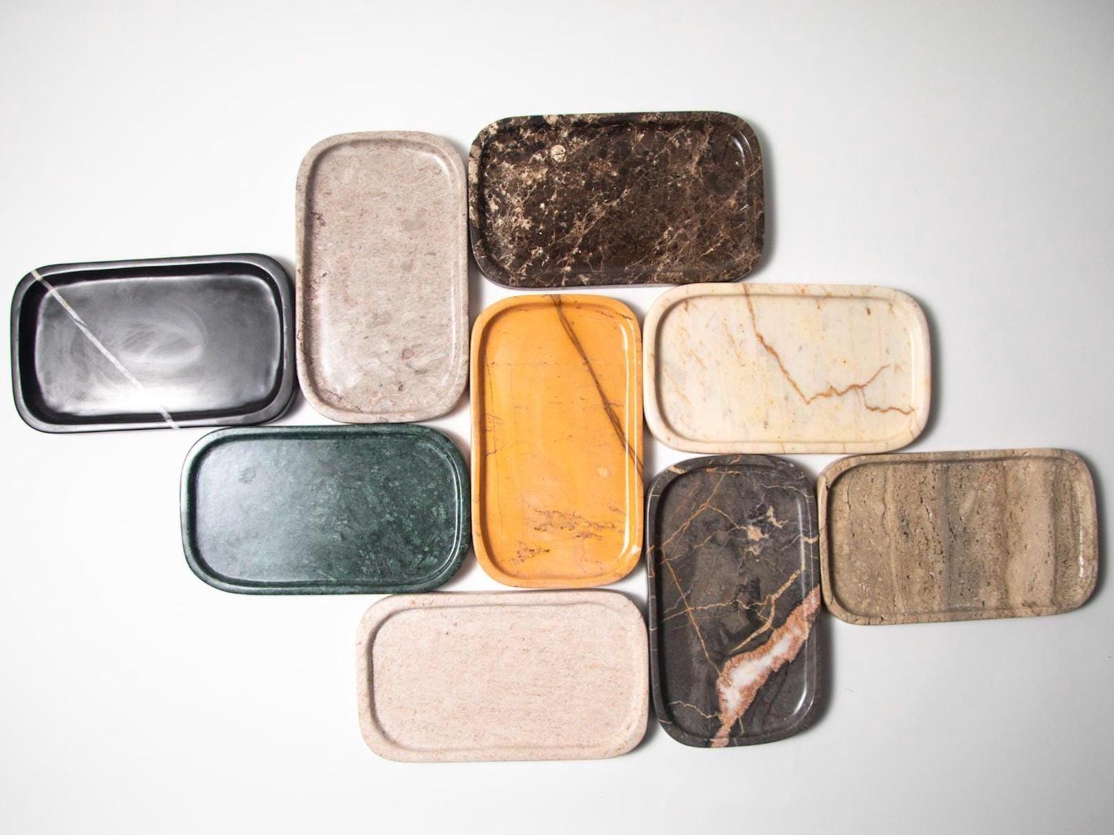 Handmade Marble Vanity Tray: Luxury Stone Home Decor