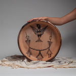 Handmade Pottery Bowl – 14 inch Large Decorative Centerpiece, Rustic Fruit Bowl, Boho Home Decor