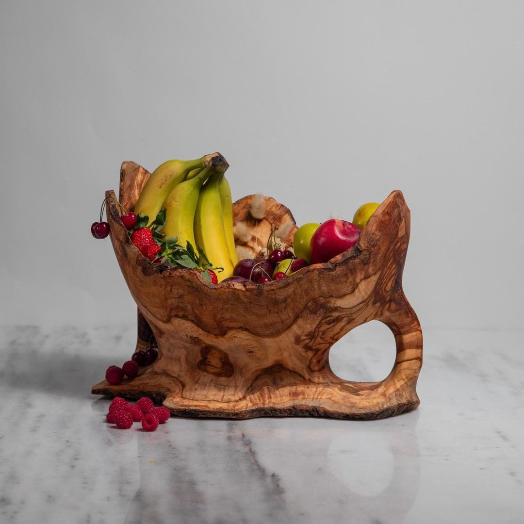 Exquisite Olive Wood Centerpiece – A Collector’s Masterpiece