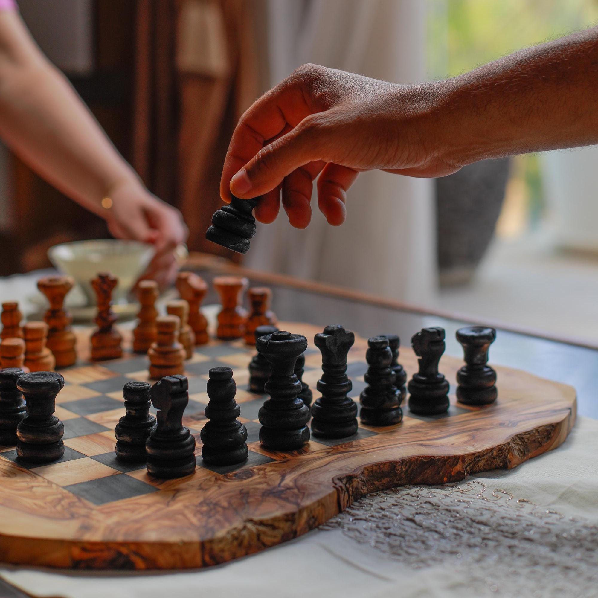 Olive Wood Chess Boards – Artisan Handcrafted Collection for Discerning Players